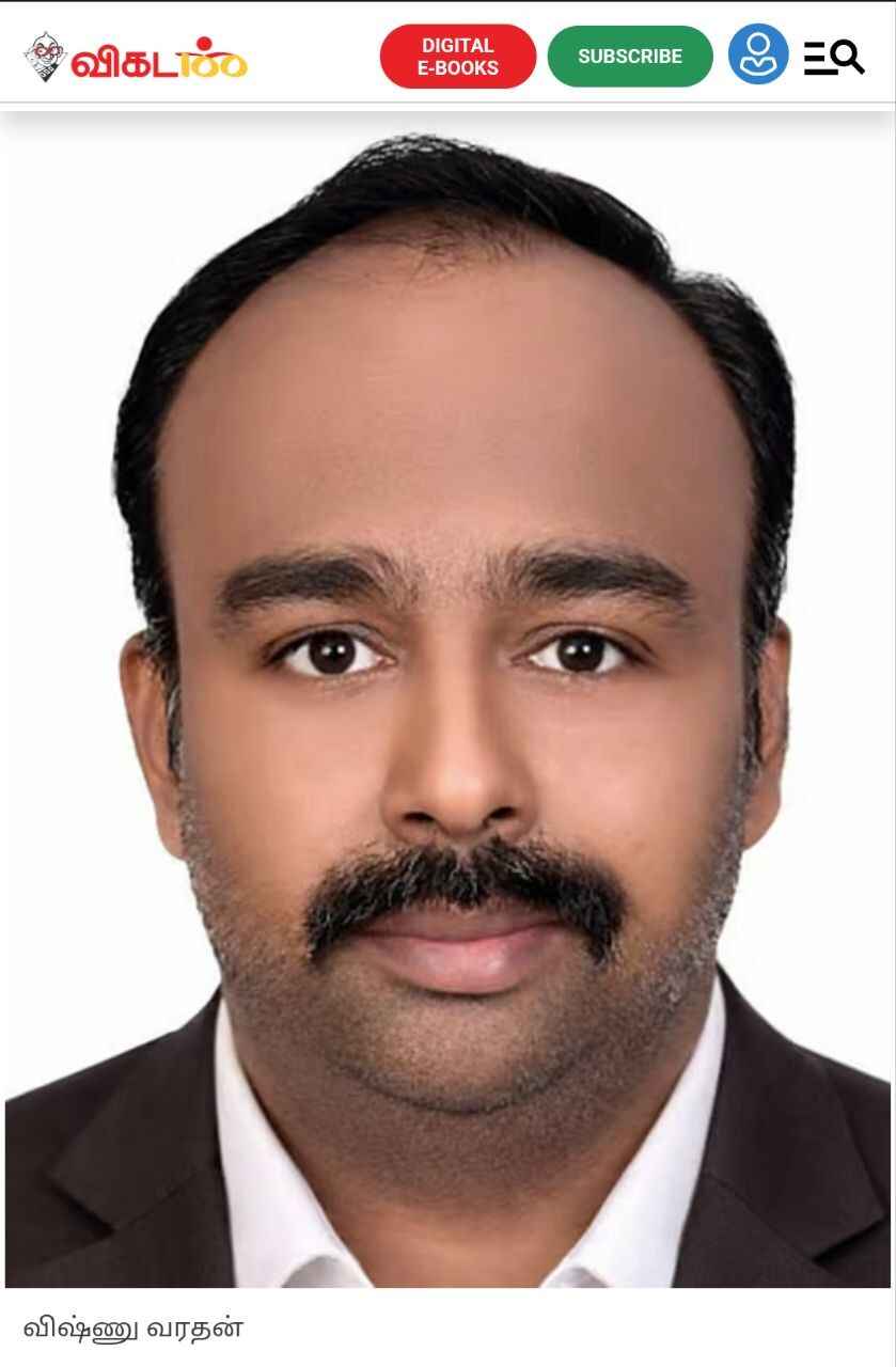 Featured Columnist on Nanayam Vikatan